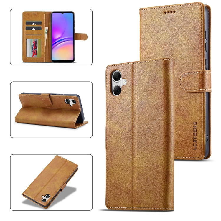 LC.IMEEKE Calf Texture Leather Phone Case, For Samsung Galaxy A05, For Samsung Galaxy A05S, For Samsung Galaxy A35 5G, For Samsung Galaxy S24 Ultra 5G