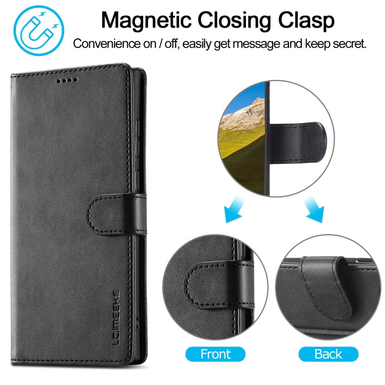 LC.IMEEKE Calf Texture Leather Phone Case, For Samsung Galaxy S23 FE 5G, For Samsung Galaxy A55 5G, For Samsung Galaxy S24+ 5G, For Samsung Galaxy S24 5G