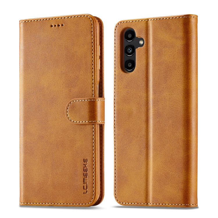 LC.IMEEKE Calf Texture Leather Phone Case, For Samsung Galaxy A05, For Samsung Galaxy A05S, For Samsung Galaxy A35 5G, For Samsung Galaxy S24 Ultra 5G