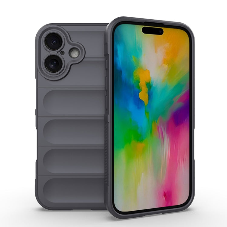Magic Shield TPU + Flannel Phone Case, For iPhone 16, For iPhone 15 Pro Max