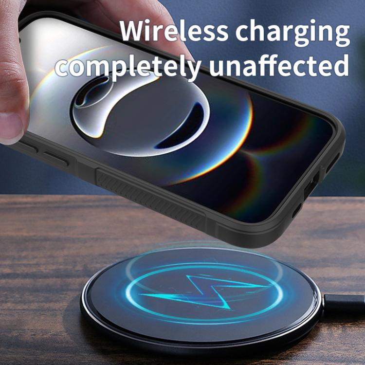 Magic Shield TPU + Flannel Phone Case, For iPhone 17e / 16e, For iPhone 17 Pro Max
