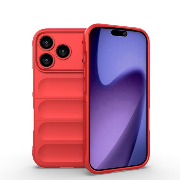 Magic Shield TPU + Flannel Phone Case, For iPhone 17 Pro, For iPhone 17
