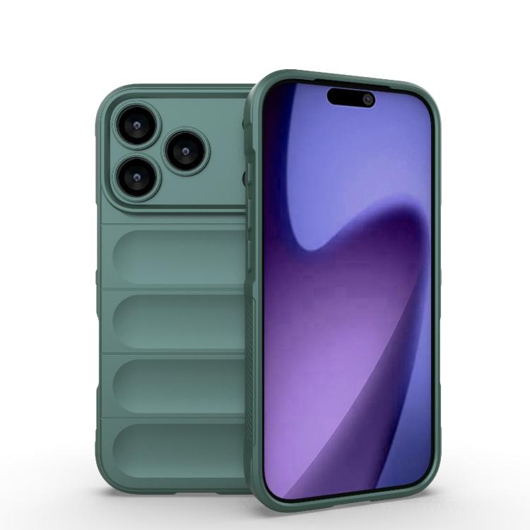 Magic Shield TPU + Flannel Phone Case, For iPhone 17 Pro, For iPhone 17