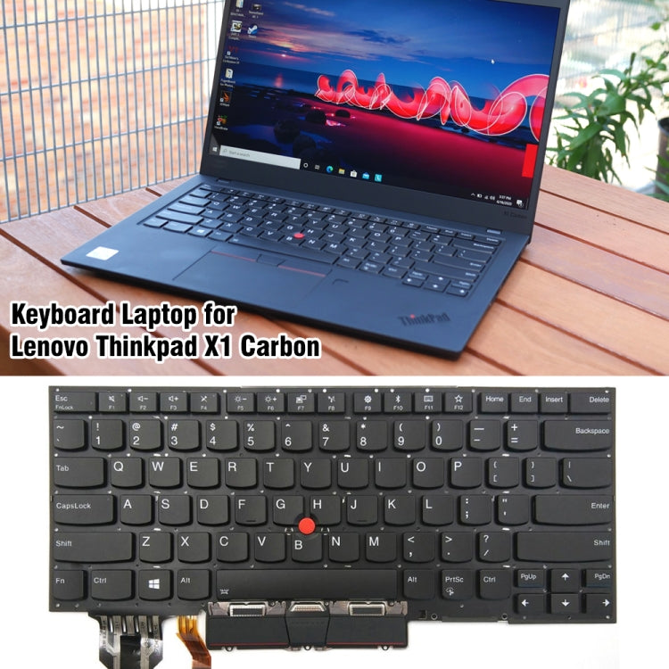 US Version Backlight Laptop Keyboard, For Lenovo Thinkpad X1 Carbon 8th Gen 2020