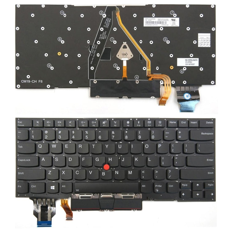 US Version Backlight Laptop Keyboard, For Lenovo Thinkpad X1 Carbon 8th Gen 2020