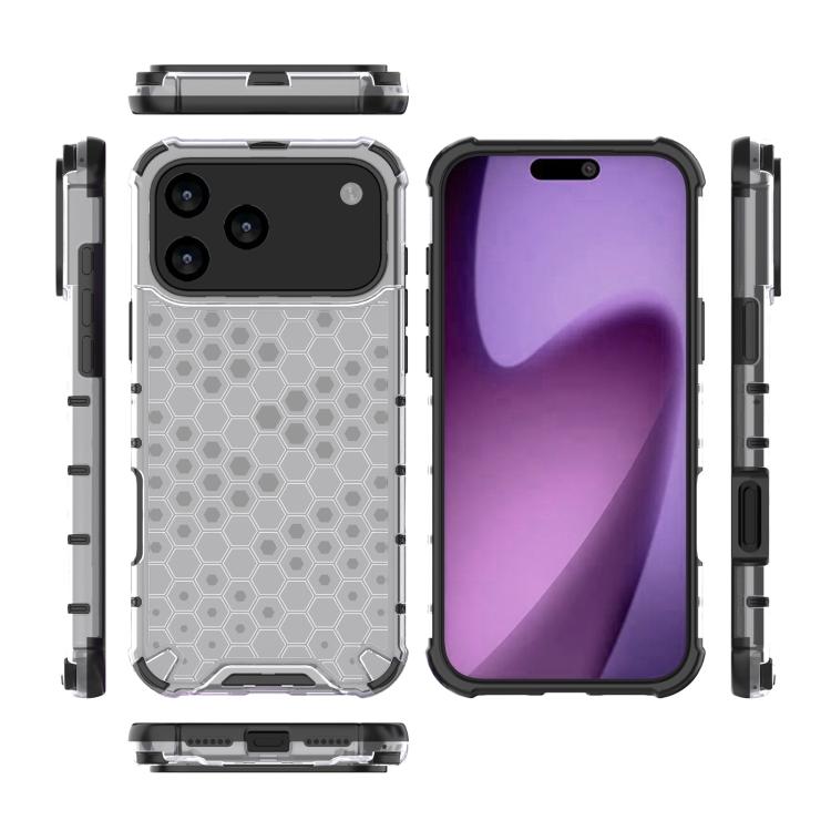 Honeycomb Shockproof Phone Case, For iPhone 17e / 16e, For iPhone 17 Pro Max, For iPhone 17 Pro, For iPhone 17