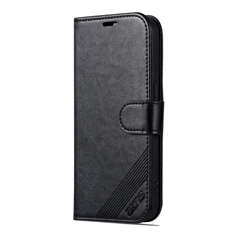 AZNS Sheepskin Texture Flip Leather Phone Case, For iPhone 15 Pro, For iPhone 15 Plus, For iPhone 15