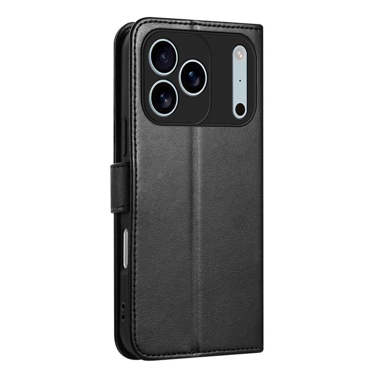 AZNS Sheepskin Texture Flip Leather Phone Case, For iPhone 17e / 16e, For iPhone 17 Pro Max, For iPhone 17 Pro, For iPhone 17, For iPhone Air, For iPhone 16 Pro Max, For iPhone 16 Pro, For iPhone 15 Pro Max