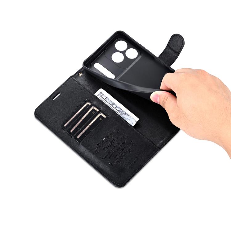 AZNS Sheepskin Texture Flip Leather Phone Case, For iPhone 17e / 16e, For iPhone 17 Pro Max, For iPhone 17 Pro, For iPhone 17, For iPhone Air, For iPhone 16 Pro Max, For iPhone 16 Pro, For iPhone 15 Pro Max
