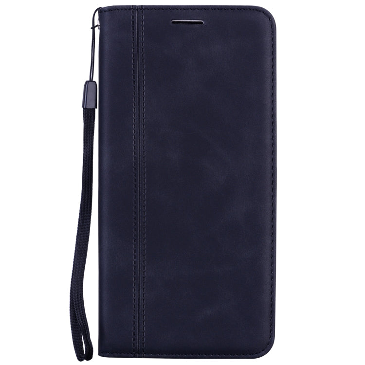 Frosted Business Magnetic Horizontal Flip PU Leather Case with Holder & Card Slot & Lanyard, For iPhone SE 2022 / SE 2020 & 8 & 7, For iPhone 8 Plus & 7 Plus, For iPhone 11 Pro, For iPhone 11