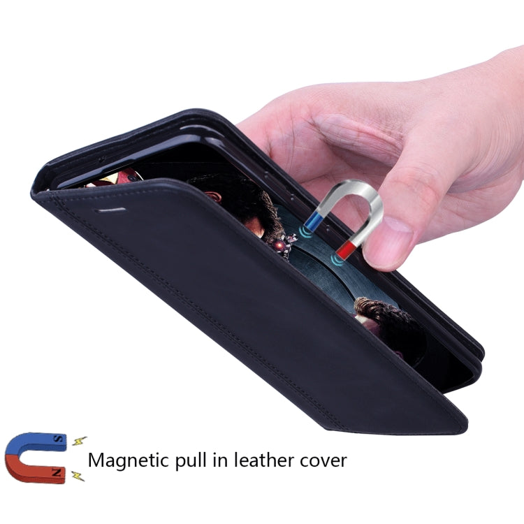 Frosted Business Magnetic Horizontal Flip PU Leather Case with Holder & Card Slot & Lanyard, For iPhone 11 Pro Max, For iPhone XS / X, For iPhone XR, For iPhone XS Max