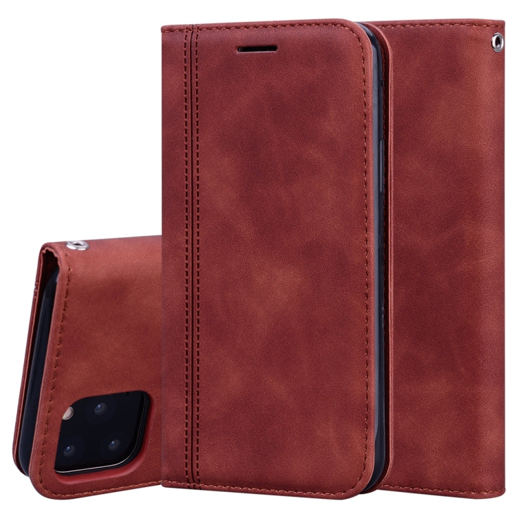 Frosted Business Magnetic Horizontal Flip PU Leather Case with Holder & Card Slot & Lanyard, For iPhone 11 Pro Max, For iPhone XS / X, For iPhone XR, For iPhone XS Max
