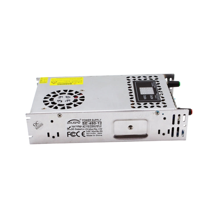 GYUSPW Adjustable Voltage and Current Light Bar Regulated Switching Power Supply, SE-480-12 DC12V 480W 40A, SE-480-24 DC24V 480W 20A, SE-480-36 DC36V 480W 14A, SE-480-48 DC48V 480W 10A, SE-600-12 DC12V 600W 50A, SE-600-24 DC24V 600W 25A...