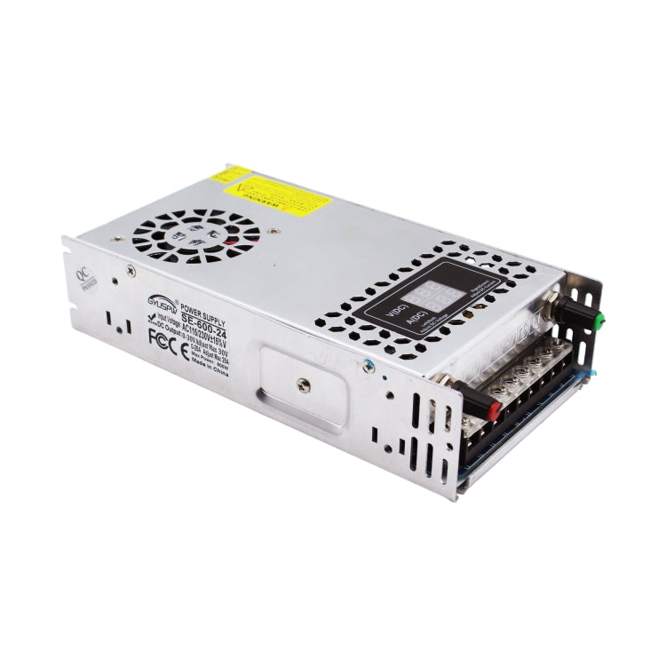 GYUSPW Adjustable Voltage and Current Light Bar Regulated Switching Power Supply, SE-480-12 DC12V 480W 40A, SE-480-24 DC24V 480W 20A, SE-480-36 DC36V 480W 14A, SE-480-48 DC48V 480W 10A, SE-600-12 DC12V 600W 50A, SE-600-24 DC24V 600W 25A...