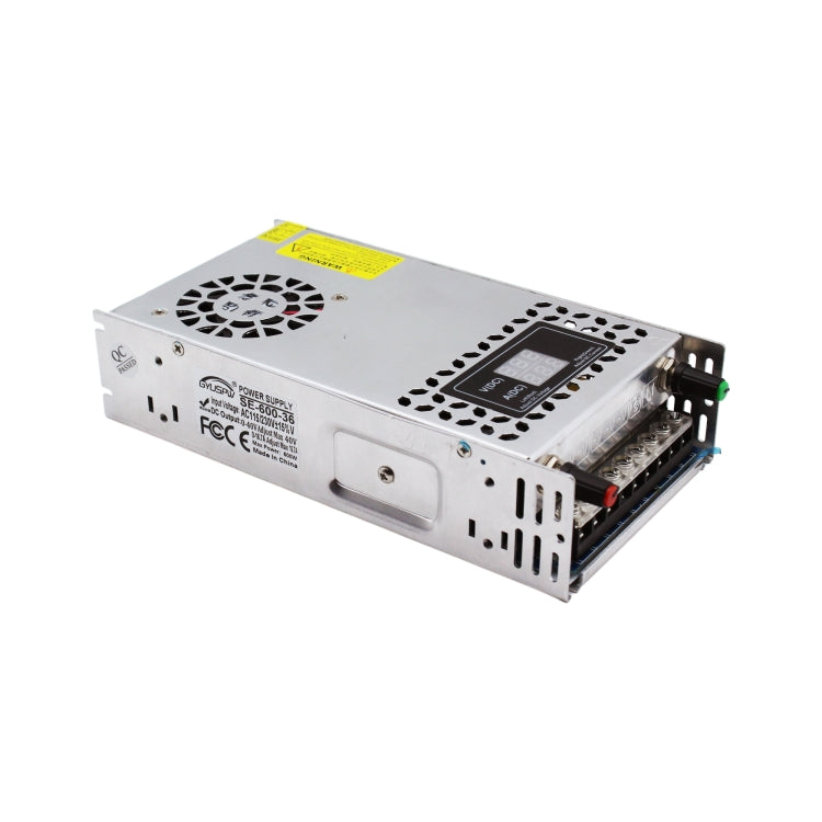 GYUSPW Adjustable Voltage and Current Light Bar Regulated Switching Power Supply, SE-480-12 DC12V 480W 40A, SE-480-24 DC24V 480W 20A, SE-480-36 DC36V 480W 14A, SE-480-48 DC48V 480W 10A, SE-600-12 DC12V 600W 50A, SE-600-24 DC24V 600W 25A...