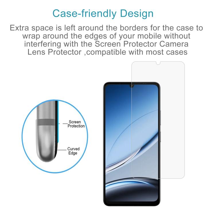 50pcs 0.26mm 9H 2.5D Tempered Glass Film, For DOOGEE Note 59 Pro / Note 59, For DOOGEE Fire 6 Max, For DOOGEE S119, For DOOGEE V31GT, For DOOGEE S110