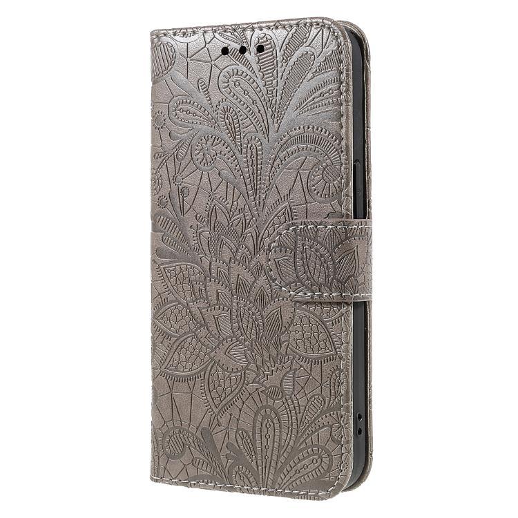Lace Flower Embossing Flip Leather Phone Case, For iPhone 17e / 16e, For iPhone 17 Pro Max, For iPhone 17 Pro, For iPhone 17