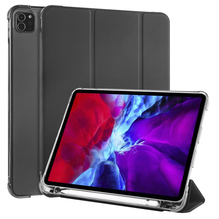 3-folding Horizontal Flip PU Leather + Shockproof TPU Case with Holder & Pen Slot, For iPad Pro 11 (2020) / iPad Pro 11(2018), For iPad Air 13 2025 / 2024 / iPad Pro 12.9 (2020) / iPad Pro 12.9(2018), For iPad 10.2 2021 / 2020 / 2019...
