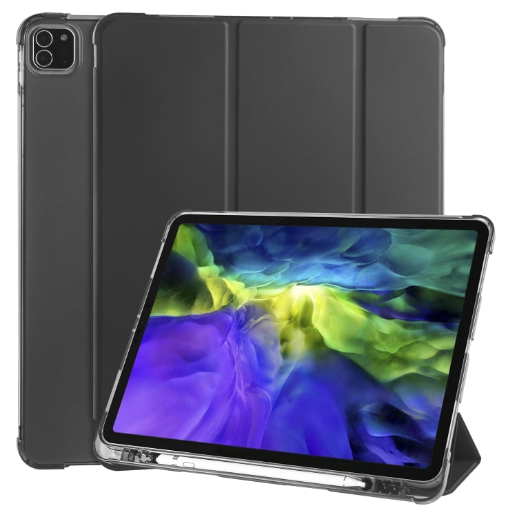 3-folding Horizontal Flip PU Leather + Shockproof TPU Case with Holder & Pen Slot, For iPad Pro 11 (2020) / iPad Pro 11(2018), For iPad Air 13 2025 / 2024 / iPad Pro 12.9 (2020) / iPad Pro 12.9(2018), For iPad 10.2 2021 / 2020 / 2019...