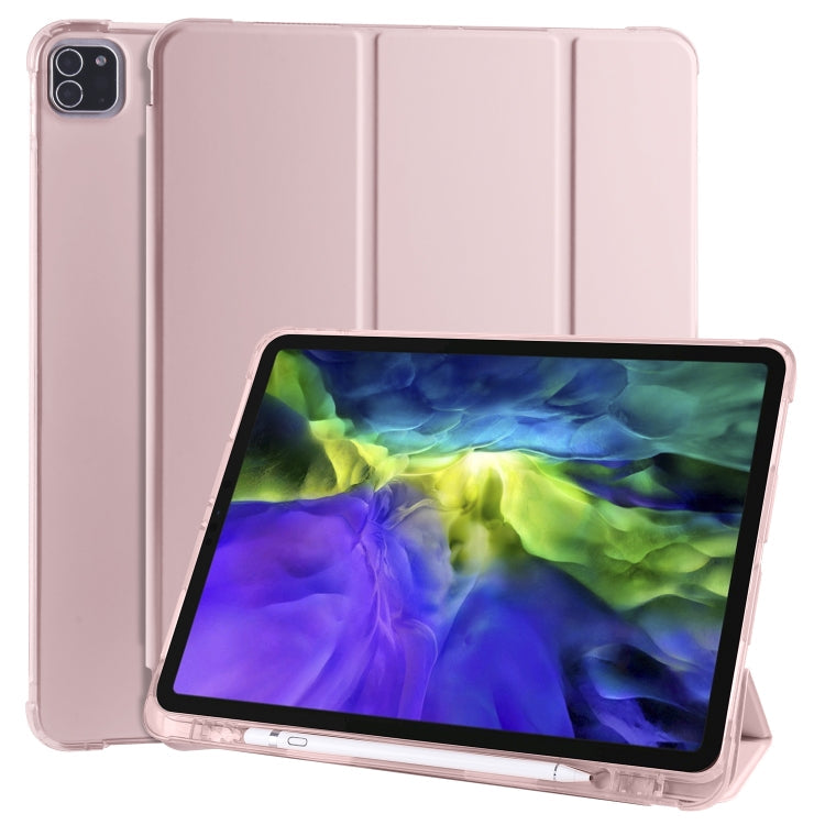 3-folding Horizontal Flip PU Leather + Shockproof TPU Case with Holder & Pen Slot, For iPad Pro 11 (2020) / iPad Pro 11(2018), For iPad Air 13 2025 / 2024 / iPad Pro 12.9 (2020) / iPad Pro 12.9(2018), For iPad 10.2 2021 / 2020 / 2019...