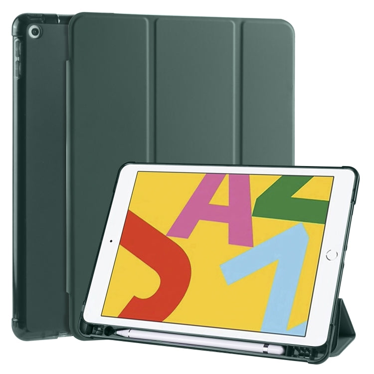 3-folding Horizontal Flip PU Leather + Shockproof TPU Case with Holder & Pen Slot, For iPad Pro 11 (2020) / iPad Pro 11(2018), For iPad Air 13 2025 / 2024 / iPad Pro 12.9 (2020) / iPad Pro 12.9(2018), For iPad 10.2 2021 / 2020 / 2019...