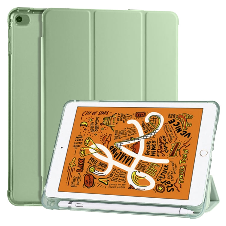 3-folding Horizontal Flip PU Leather + Shockproof TPU Case with Holder & Pen Slot, For iPad Air / Air 2 / 9.7 (2017) & (2018), For iPad Mini 5 / Mini 4
