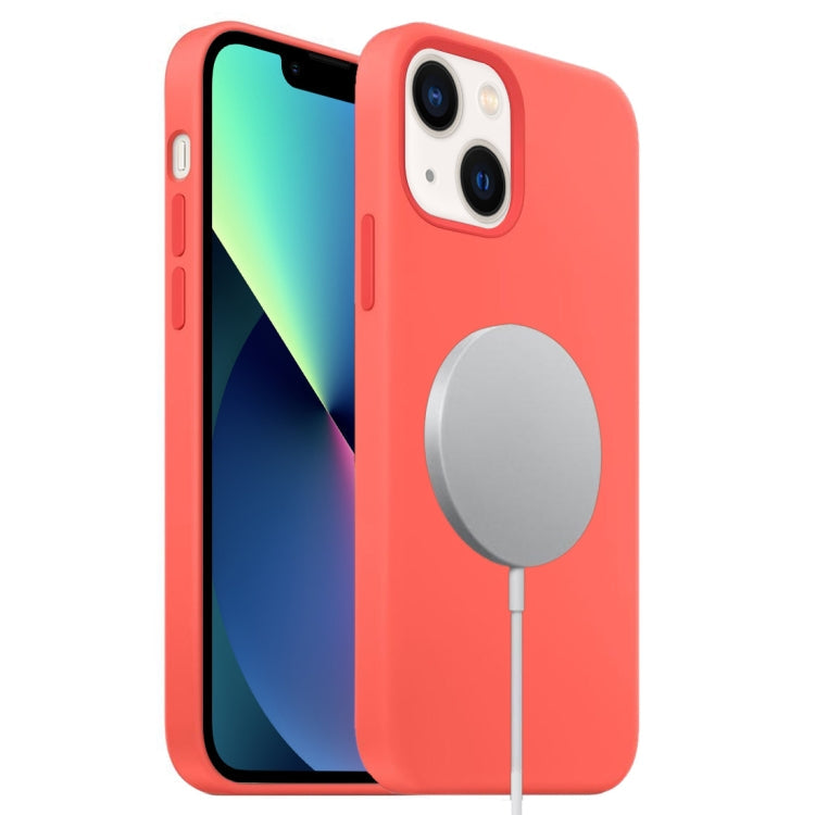 Liquid Silicone Full Coverage MagSafe Phone Case, For iPhone 13 mini