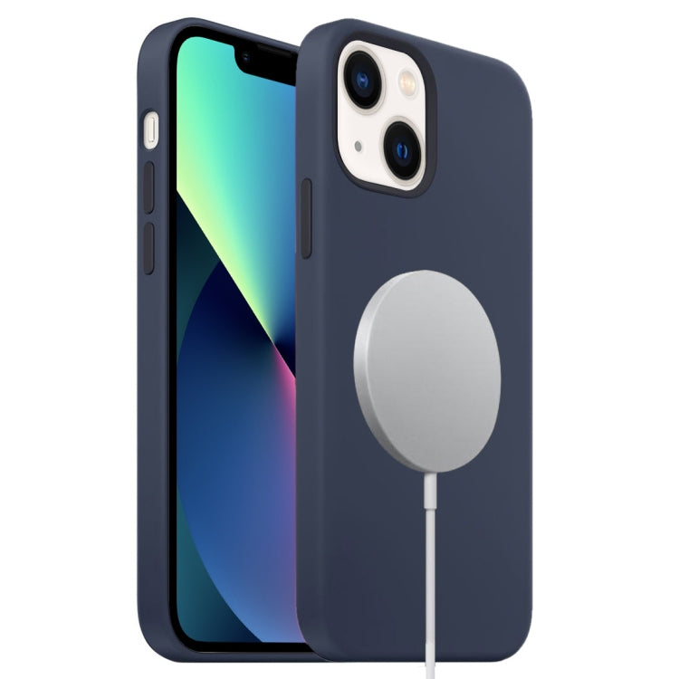 Liquid Silicone Full Coverage MagSafe Phone Case, For iPhone 13 mini