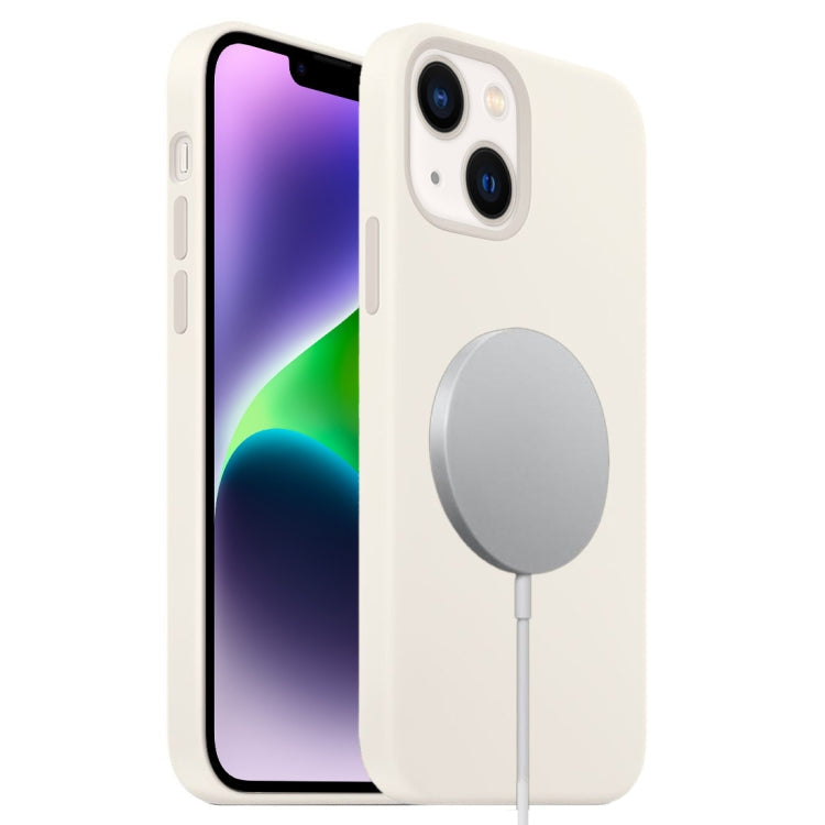 Liquid Silicone Full Coverage MagSafe Phone Case, For iPhone 15 Plus, For iPhone 15, For iPhone 14 Plus