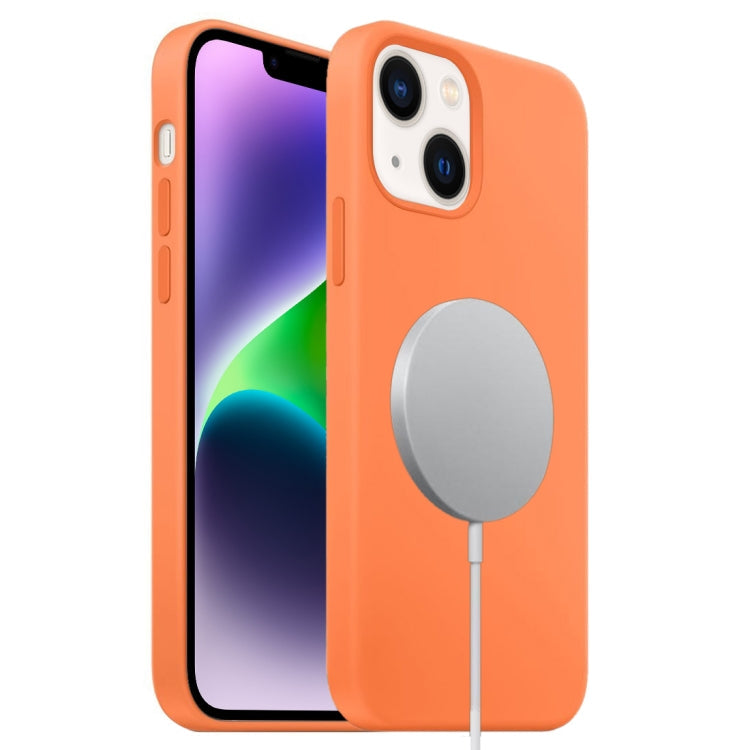 Liquid Silicone Full Coverage MagSafe Phone Case, For iPhone 15 Plus, For iPhone 15, For iPhone 14 Plus