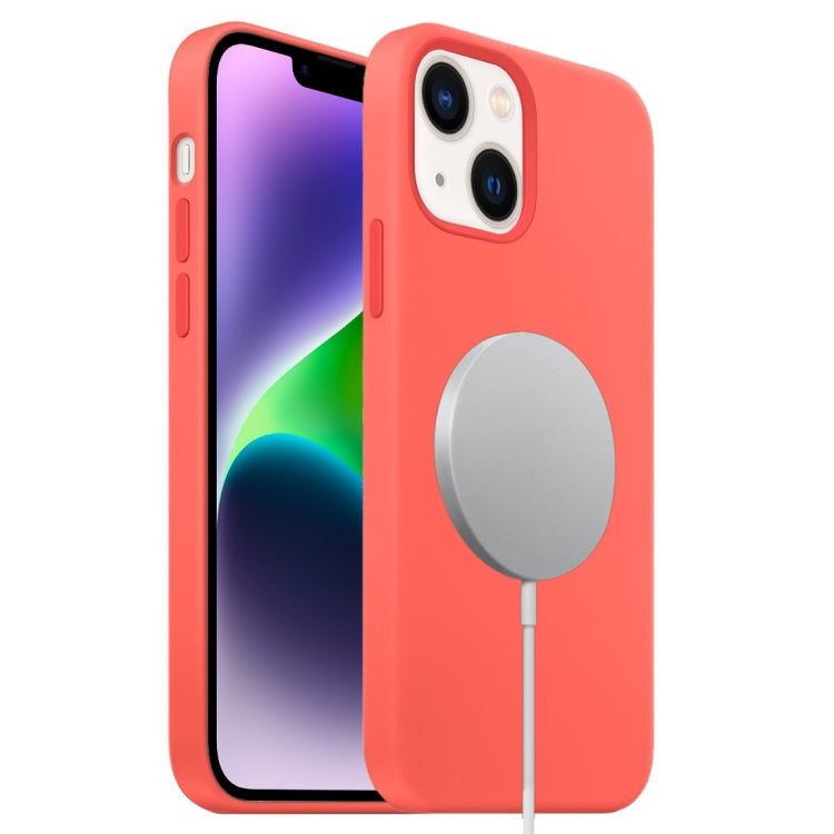 Liquid Silicone Full Coverage MagSafe Phone Case, For iPhone 15 Plus, For iPhone 15, For iPhone 14 Plus