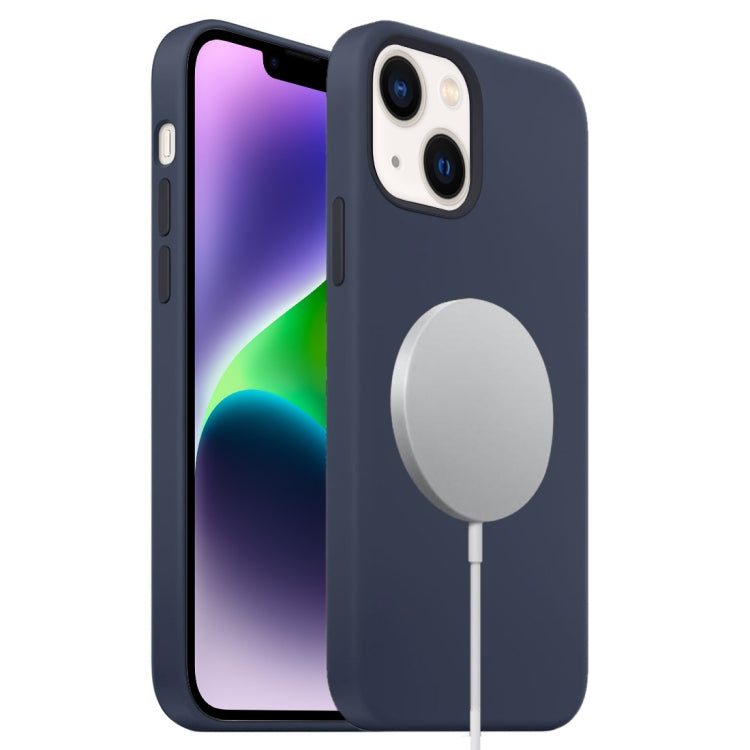 Liquid Silicone Full Coverage MagSafe Phone Case, For iPhone 15 Plus, For iPhone 15, For iPhone 14 Plus