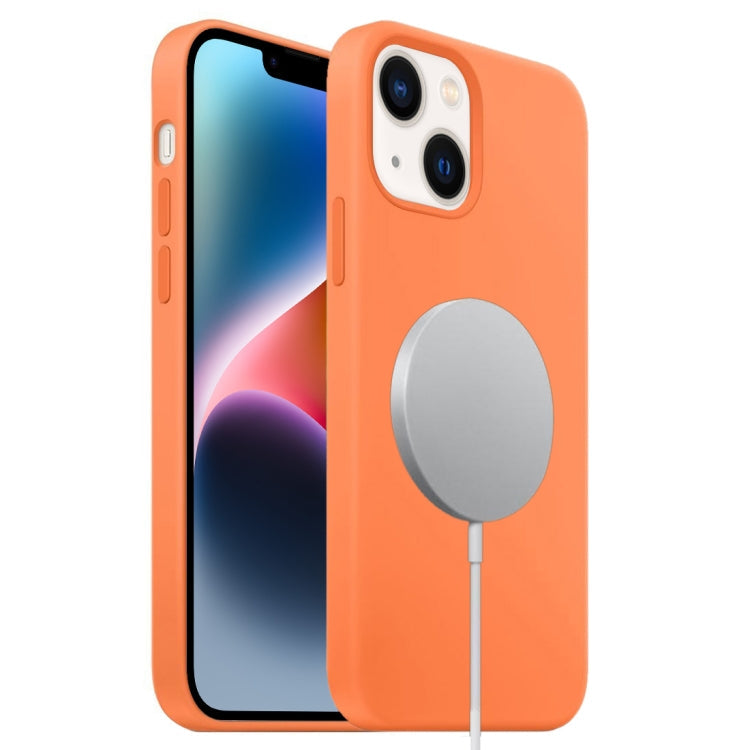 Liquid Silicone Full Coverage MagSafe Phone Case, For iPhone 15 Plus, For iPhone 15, For iPhone 14 Plus