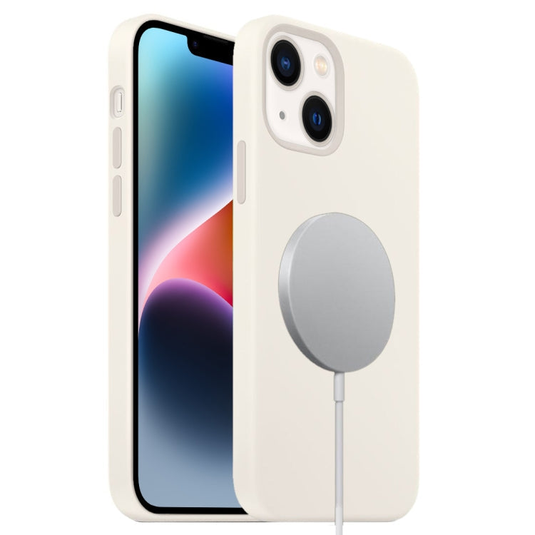 Liquid Silicone Full Coverage MagSafe Phone Case, For iPhone 15 Plus, For iPhone 15, For iPhone 14 Plus