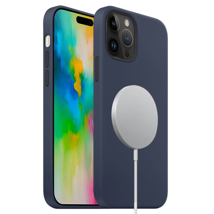 Liquid Silicone Full Coverage MagSafe Phone Case, For iPhone 16 Pro Max, For iPhone 16 Pro, For iPhone 16 Plus