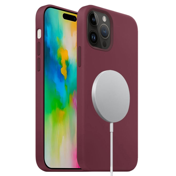Liquid Silicone Full Coverage MagSafe Phone Case, For iPhone 16 Pro Max, For iPhone 16 Pro, For iPhone 16 Plus