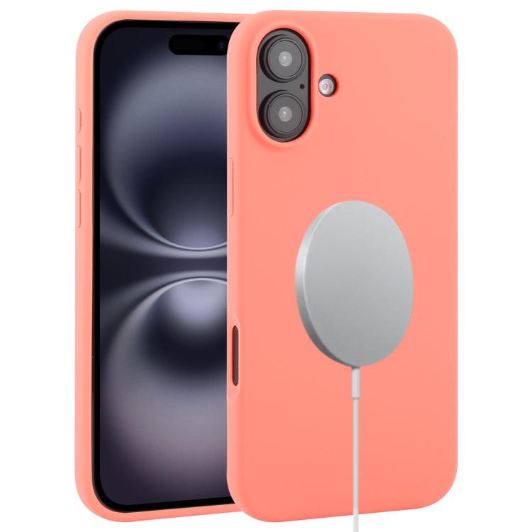 Liquid Silicone Full Coverage MagSafe Phone Case, For iPhone 16 Pro Max, For iPhone 16 Pro, For iPhone 16 Plus
