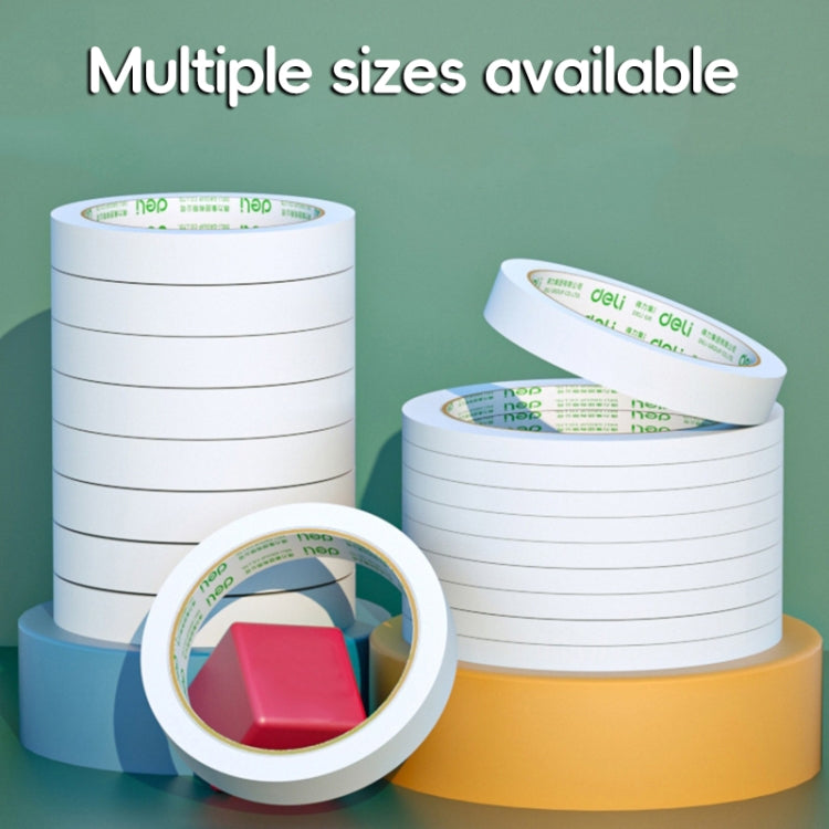 2 Volumes Deli High Adhesive Double Faced Adhesive Strong Dual Sided Tape, 12mm, 24mm