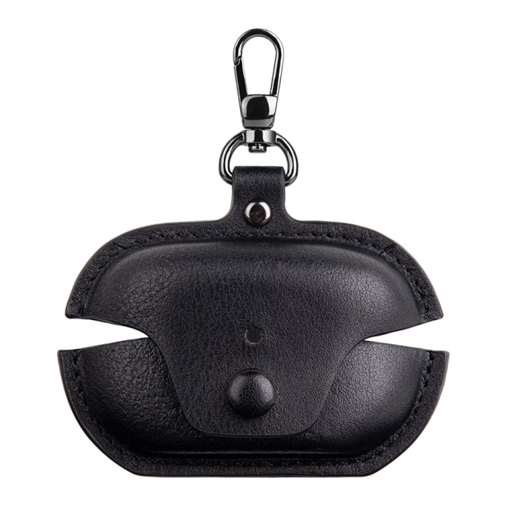 Leather TWS Earphone Protective Case with Hook, For Sony WF-1000XM5