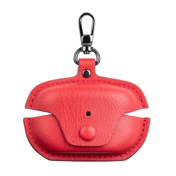 Leather TWS Earphone Protective Case with Hook, For Sony WF-1000XM5