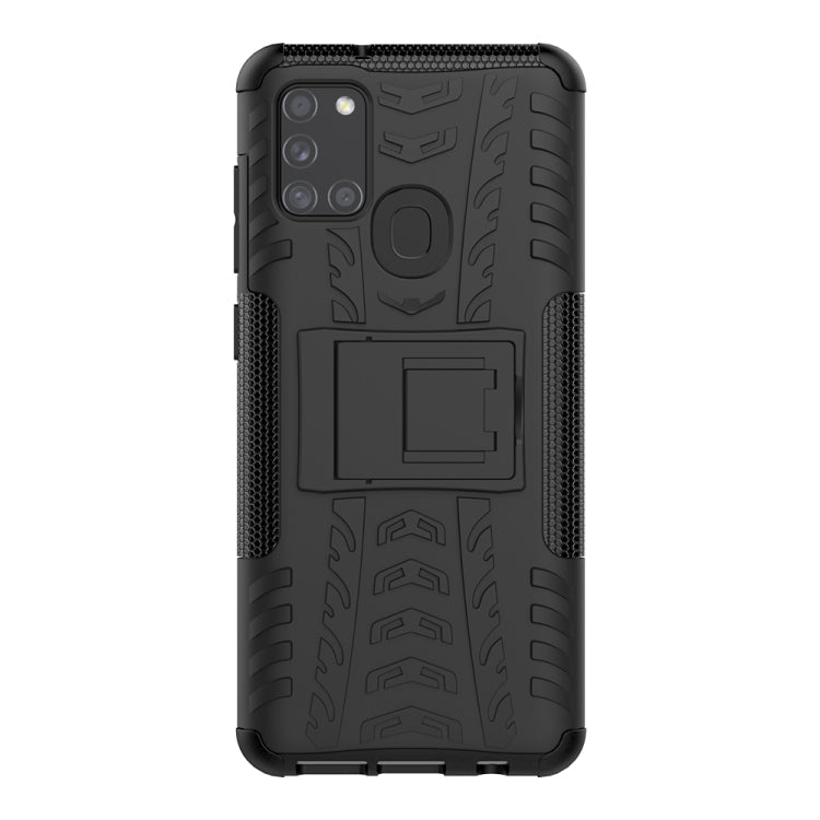 Tire Texture Shockproof TPU+PC Protective Case with Holder, For Amazon Fire HD 8 (2020)