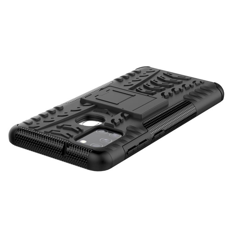 Tire Texture Shockproof TPU+PC Protective Case with Holder, For Amazon Fire HD 8 (2020)