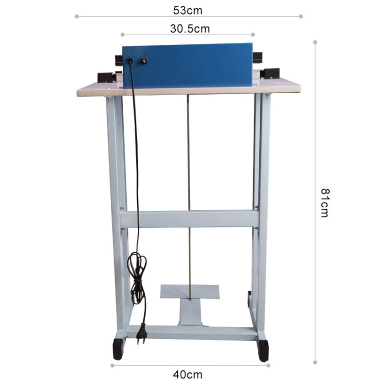 Pedal Type Sealing Machine Heat Shrinkable Film Cutting Machine Plastic Bag Sealer, EU Plug, Model 300, Model 400, Model 500, Model 600, Model 700