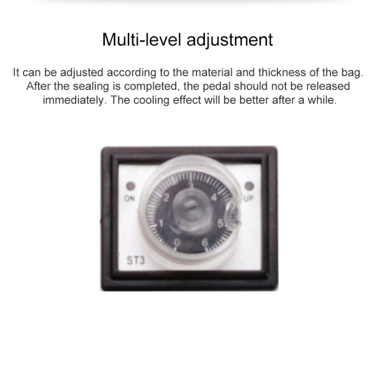 Pedal Type Sealing Machine Heat Shrinkable Film Cutting Machine Plastic Bag Sealer, EU Plug, Model 300, Model 400, Model 500, Model 600, Model 700