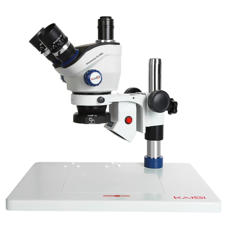 Kaisi TX-350E Ver1.2 7X-50X Microscope Zoom Stereo Microscope with Big Base, Kaisi TX-350E