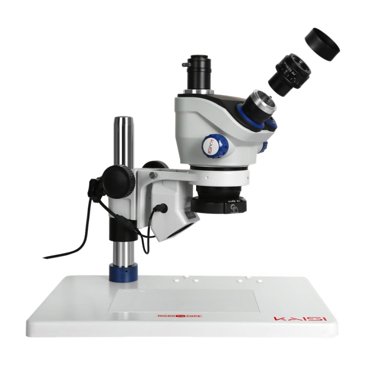 Kaisi TX-350E Ver1.2 7X-50X Microscope Zoom Stereo Microscope with Big Base, Kaisi TX-350E