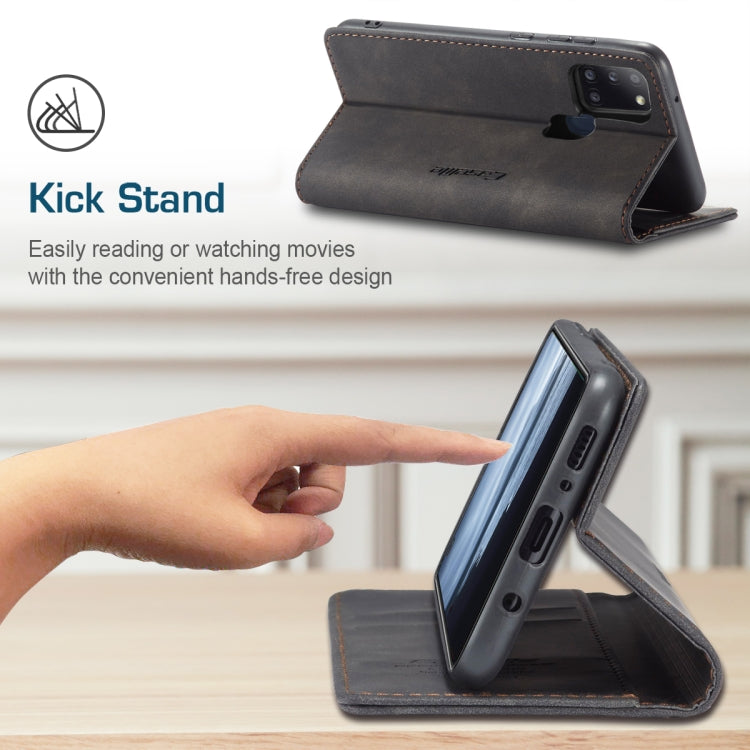 CaseMe-013 Multifunctional Retro Frosted Horizontal Flip Leather Case with Card Slot & Holder & Wallet, For Samsung Galaxy A21S, For Samsung Galaxy A31, For Samsung Galaxy A41