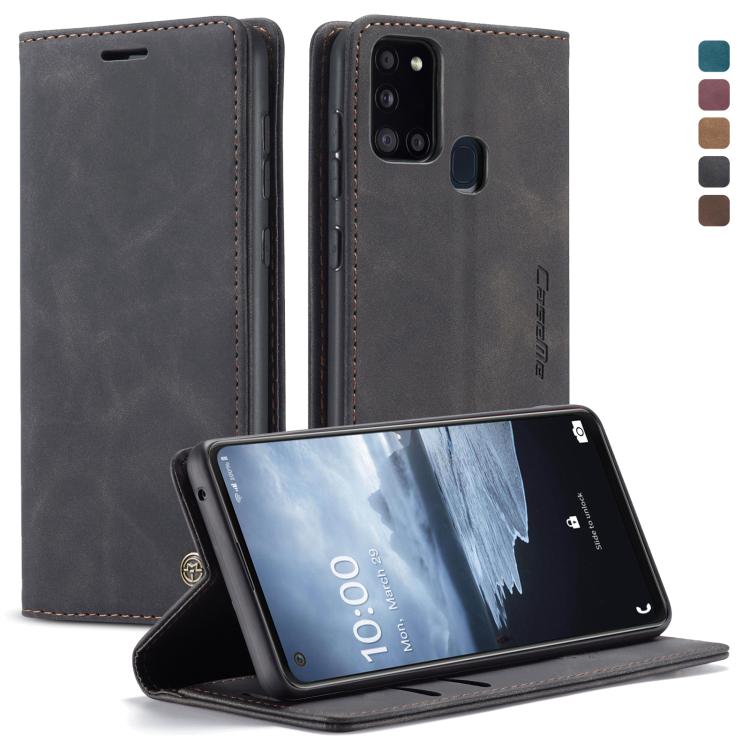 CaseMe-013 Multifunctional Retro Frosted Horizontal Flip Leather Case with Card Slot & Holder & Wallet, For Samsung Galaxy A21S, For Samsung Galaxy A31, For Samsung Galaxy A41