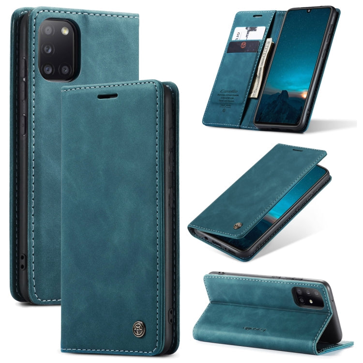 CaseMe-013 Multifunctional Retro Frosted Horizontal Flip Leather Case with Card Slot & Holder & Wallet, For Samsung Galaxy A21S, For Samsung Galaxy A31, For Samsung Galaxy A41