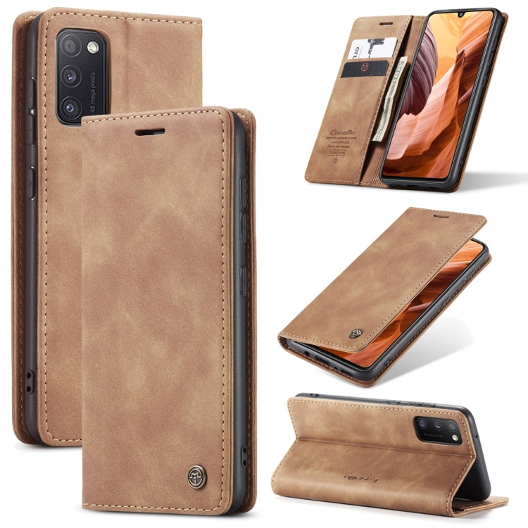CaseMe-013 Multifunctional Retro Frosted Horizontal Flip Leather Case with Card Slot & Holder & Wallet, For Samsung Galaxy A21S, For Samsung Galaxy A31, For Samsung Galaxy A41